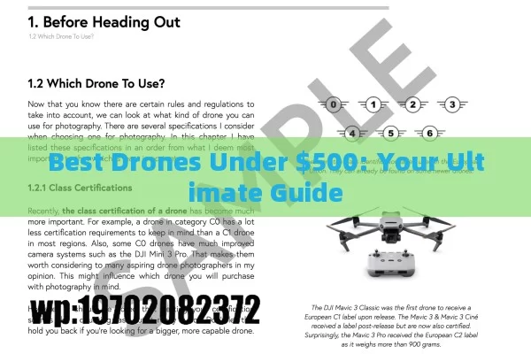 Best Drones Under $500: Your Ultimate Guide