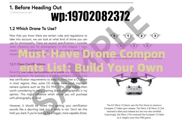 Must-Have Drone Components List: Build Your Own Drone Like a Pro!